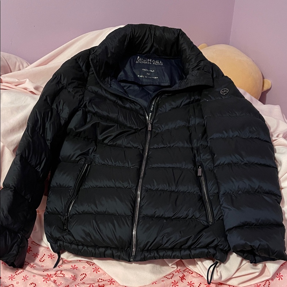 Michael Kors Quilted Black Jacket